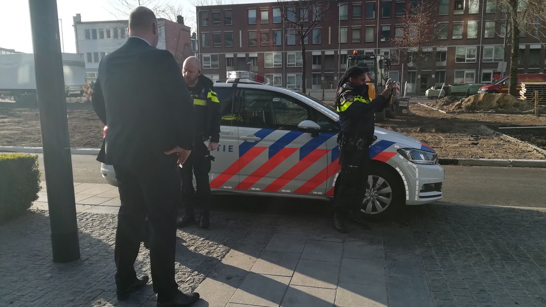 Tussenkomst van de politie schaadde de actie niet.