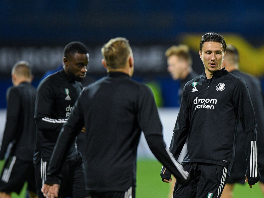 Feyenoord traint in Zagreb