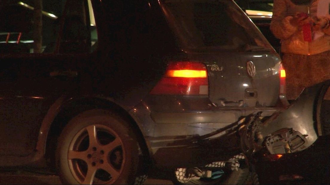 Auto's liepen flinke schade op door het ongeluk op de Ceintuurbaan
