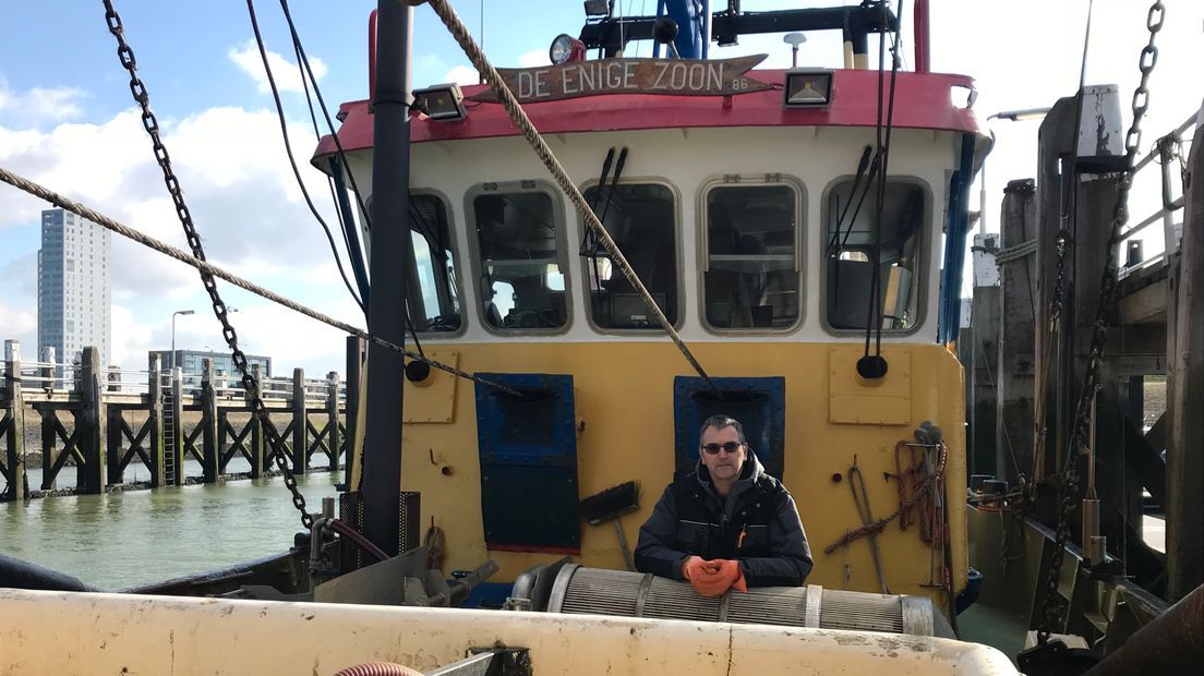 Patrick Verschraegen was de laatste beroepsvisser in Terneuzen. Hij stopt na bijna 35 jaar.