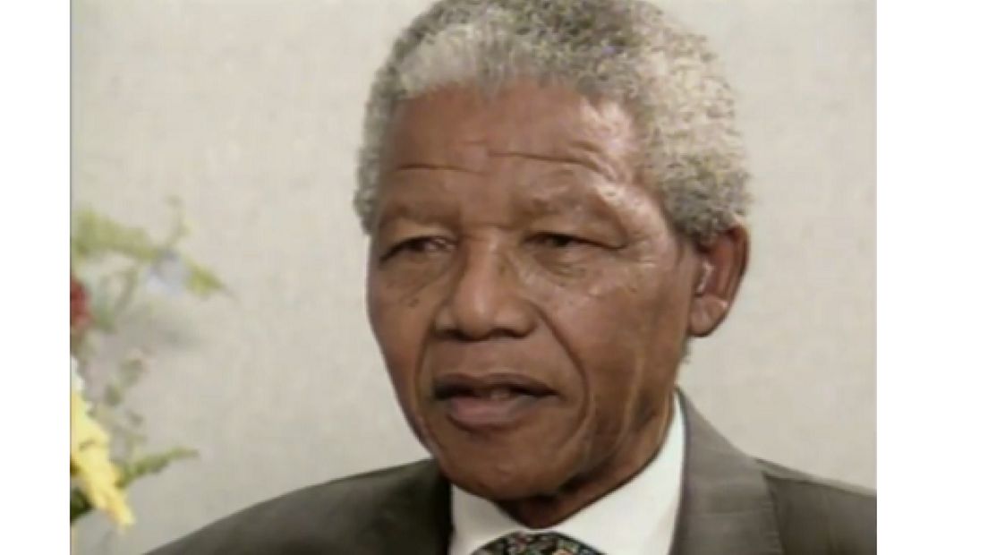 Nelson Mandela geÃerd in Nijmegen