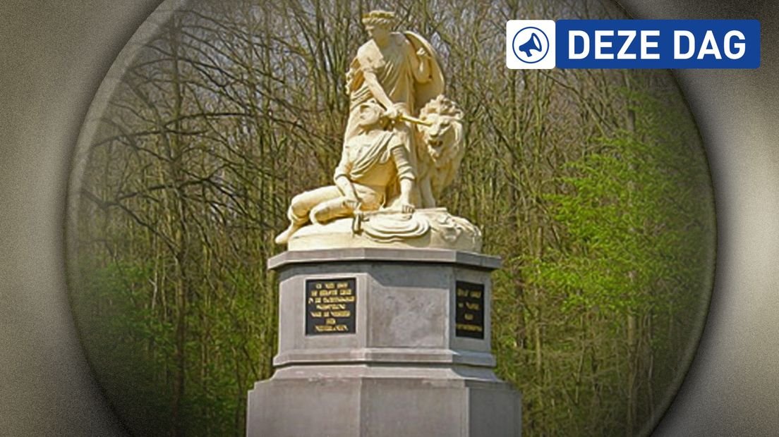 Het monument ter nagedachtenis aan de Slag bij Heiligerlee