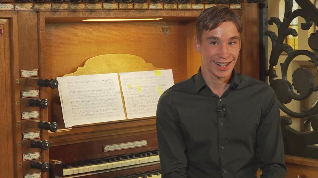 Orgeltalent Casper Struijk