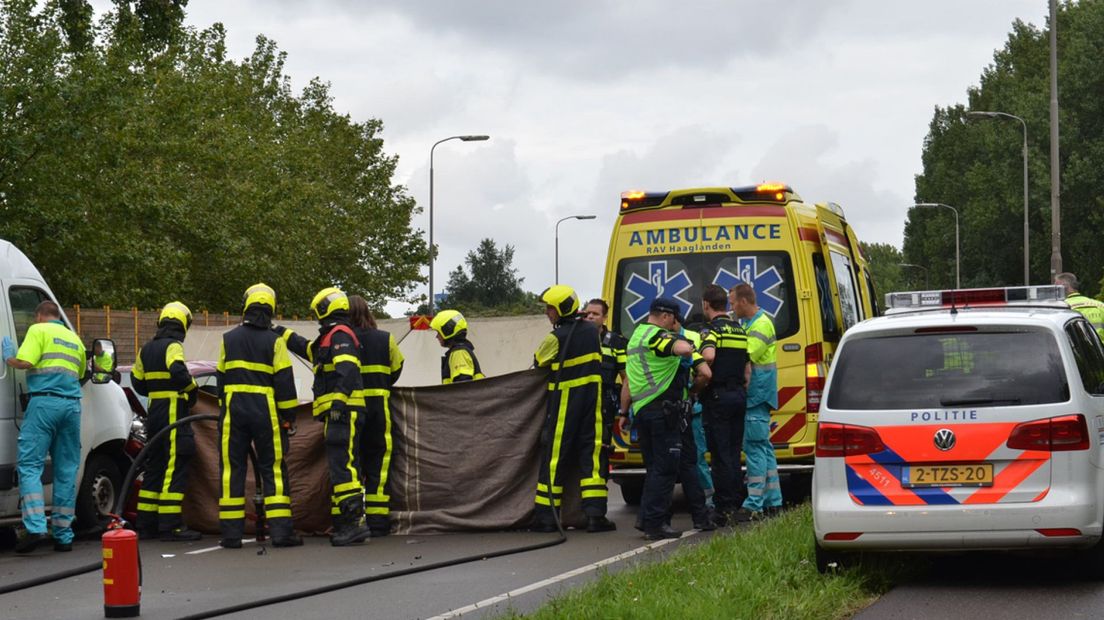Dodelijk ongeval aan de Beatrixlaan in Delft