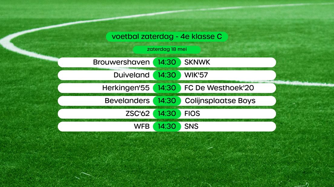 Programma 4e klasse C, swipe voor stand