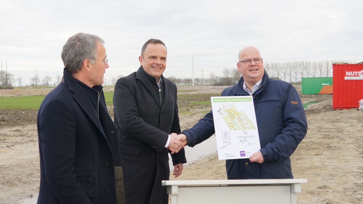 Eerste fase Plateplolder Heinkenszand met 96 woningen van start