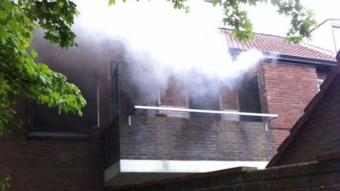 Brand verwoest bovenwoning Zwolle