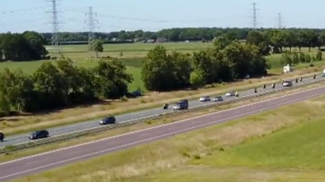 Bekijk het TT-publiek vanuit de lucht (Rechten: RTV Drenthe)