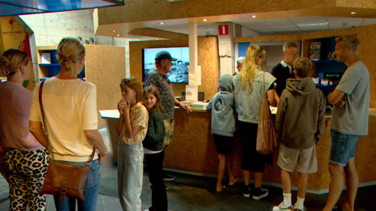 Topdrukte bij Watersnoodmuseum in Ouwerkerk