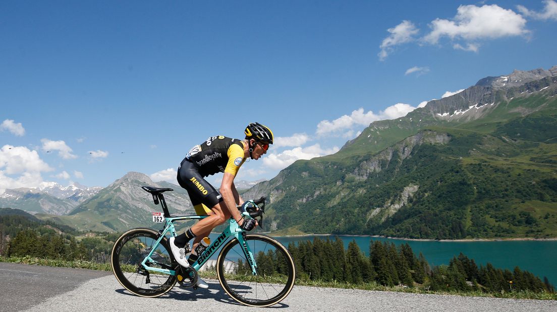 Gesink tijdens de Ronde van Frankrijk in 2019.