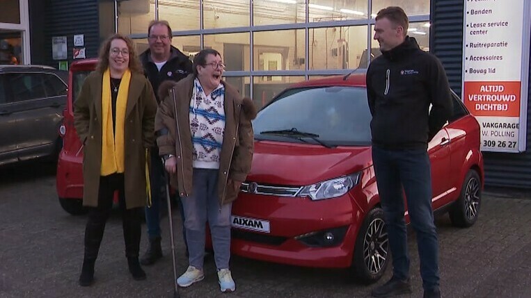 Met haar gerepareerde auto heeft Wil haar vrijheid weer terug: 'Dit is mijn alles'