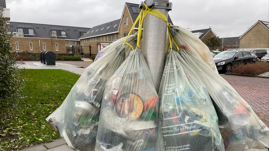 Plastic afval wordt in Noordwijk huis-aan-huis opgehaald