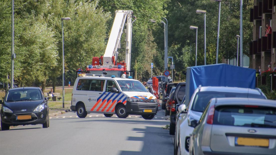 De hulpdiensten rukken uit naar de Wilgenlaan maandagavond