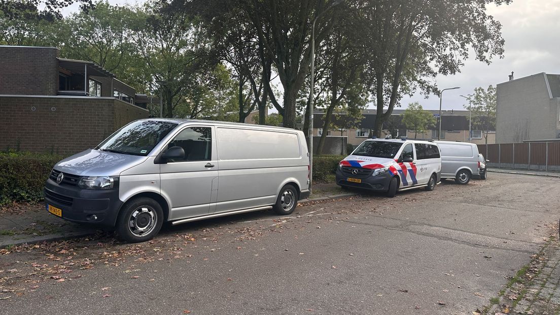 De politie deed zaterdag onderzoek in Nijmegen.
