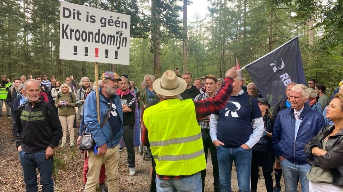 Opnieuw demonstranten bij Kroondomein Het Loo.