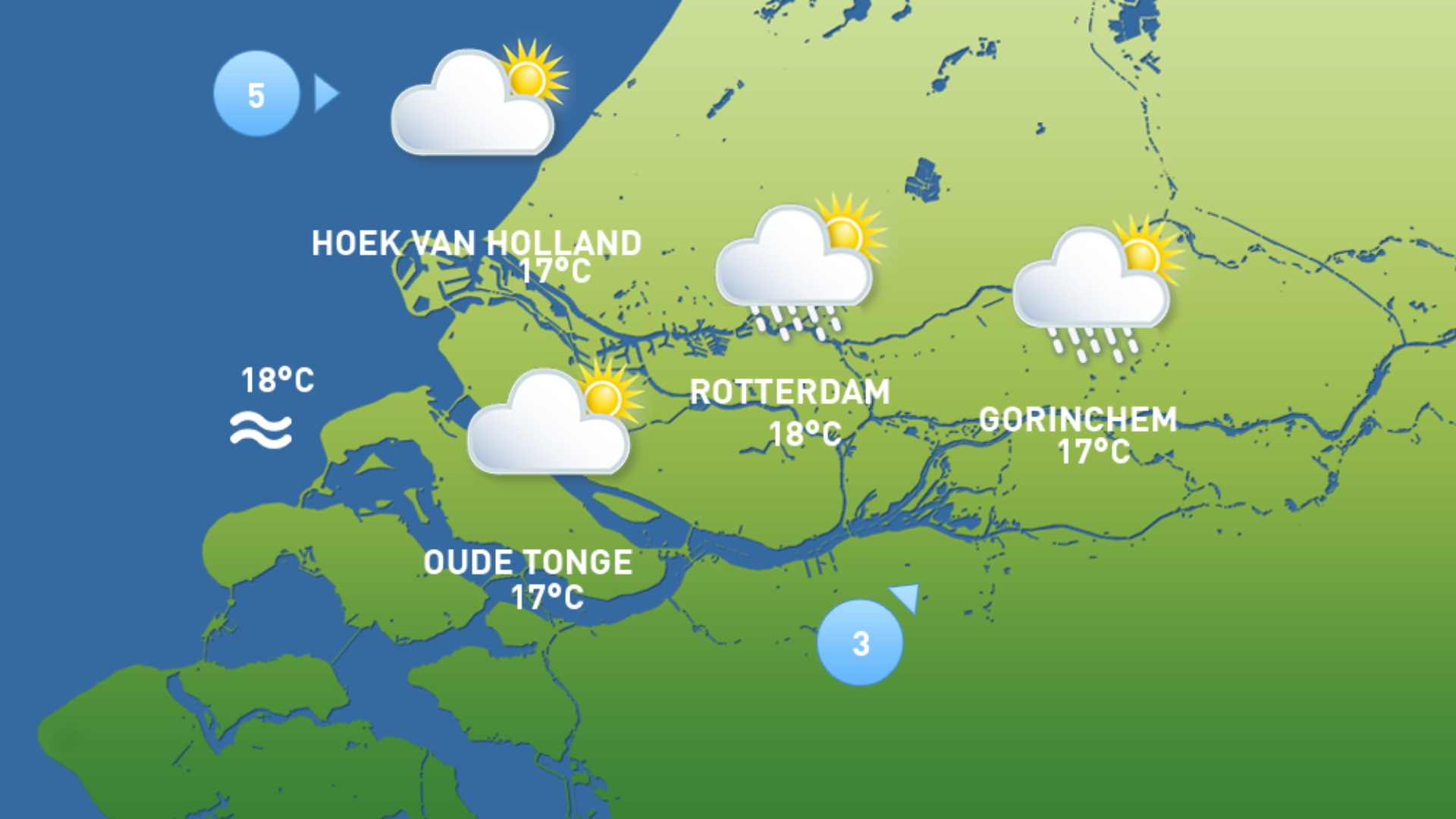 Het weer van vandaag: koel voor juni