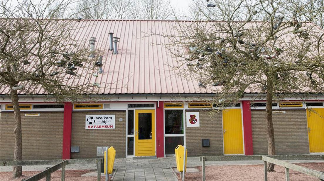 De kantine van vv Farmsum