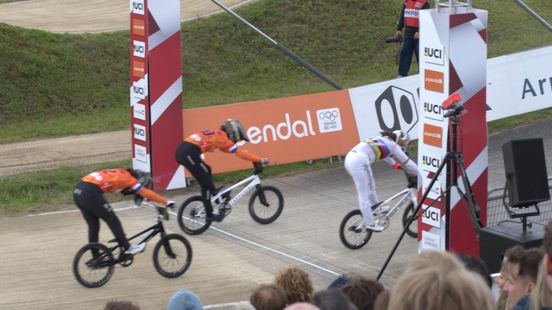 Nederlandse BMX'ers in vorm op Papendal · Doetinchemse jeugdvrienden debuteren in Oranje