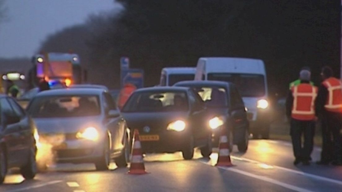 Ongeval op N48 bij Ommen