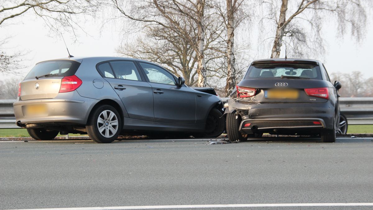 Vier voertuigen betrokken bij ongeval op A1 bij Bathmen