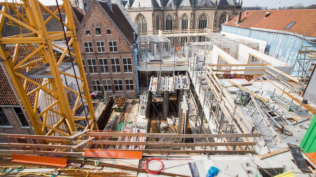Stadskantoor Deventer in aanbouw