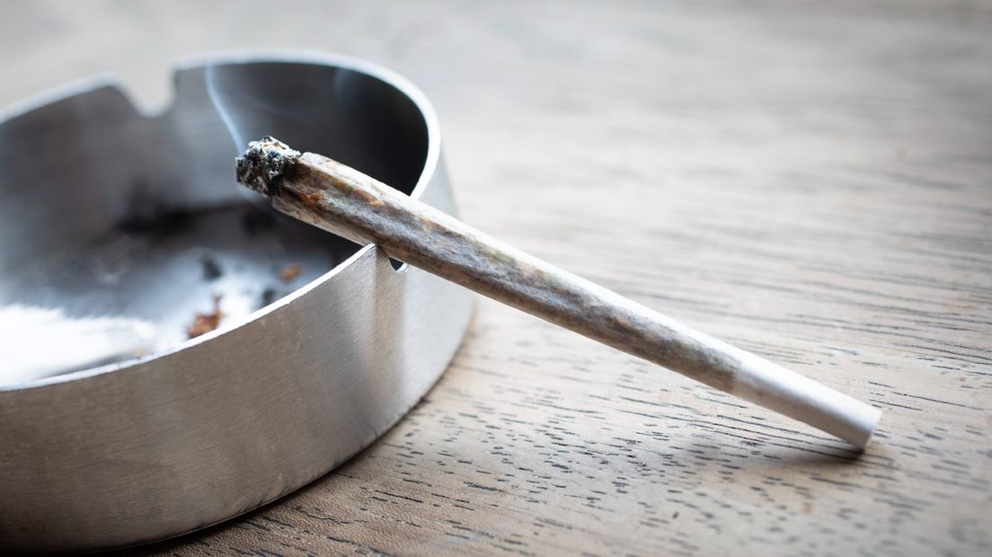 Een aangestoken joint