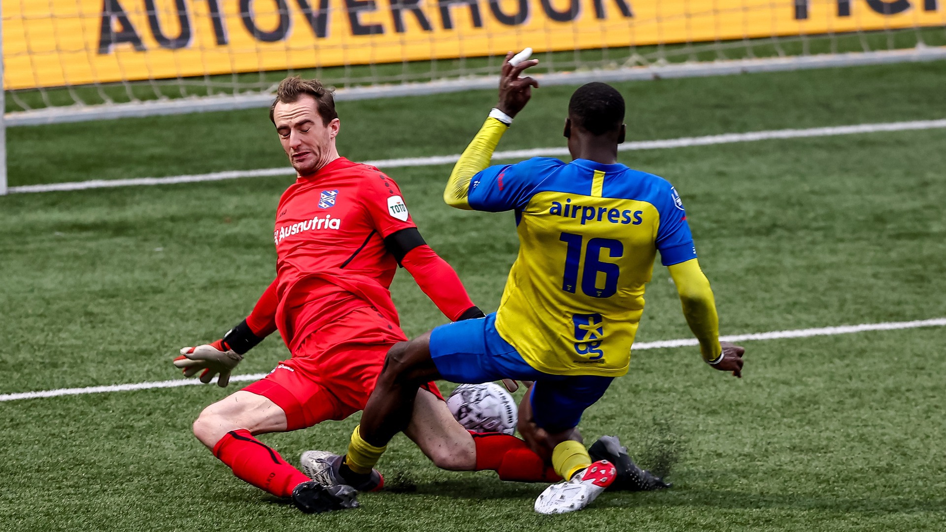 Het moment van Xavier Mous in de blessuretijd