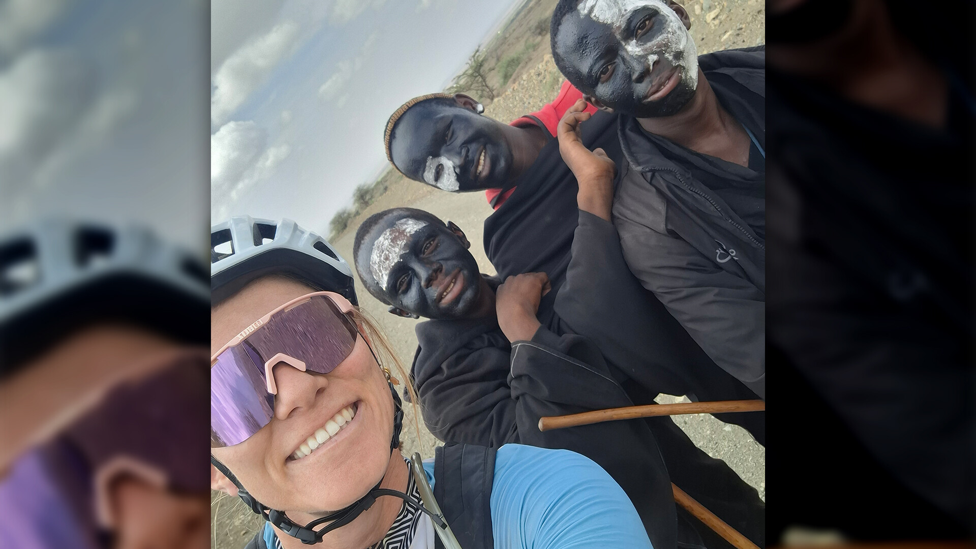 Lotte Stoffels ûnderweis yn Afrika