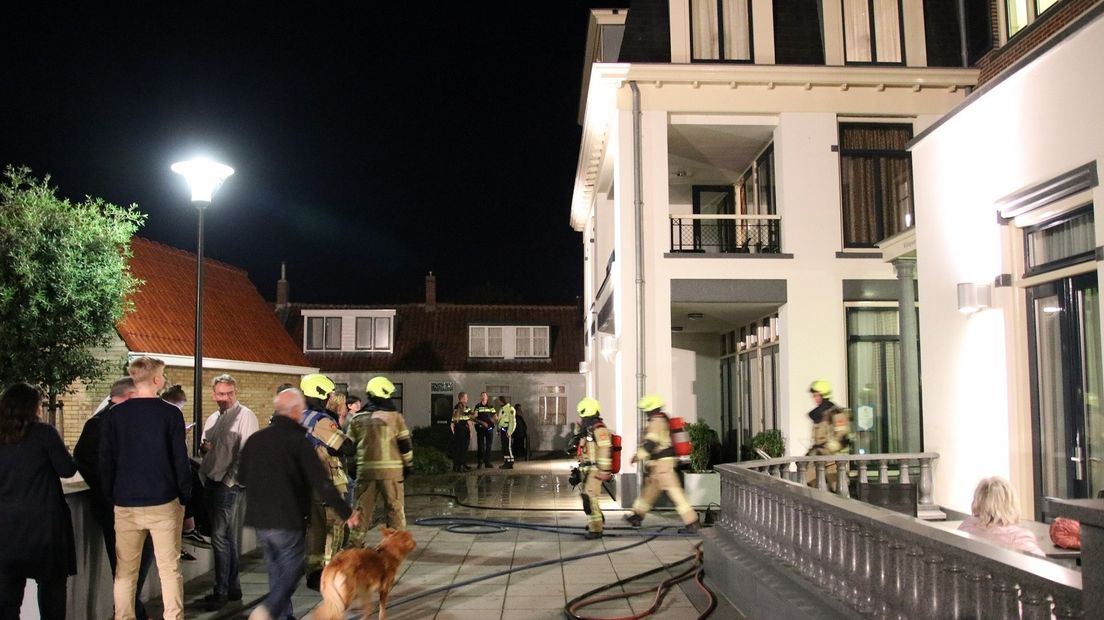 Brand in appartement in Domburg