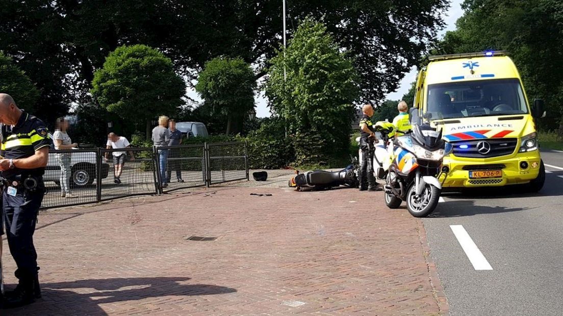 Motorrijder gewond in Overdinkel