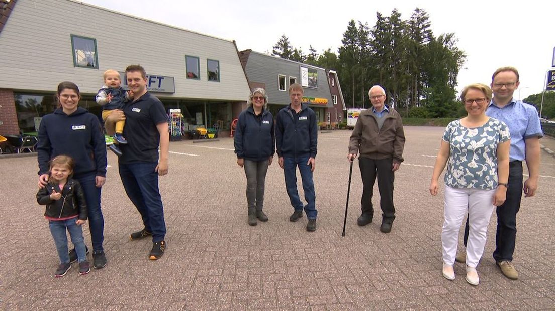 Portret van familie Kieft uit Putten - bron: Omroep Gelderland