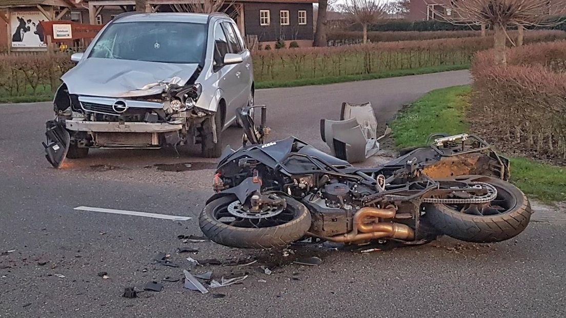 Ongeval motor Dedemsvaart