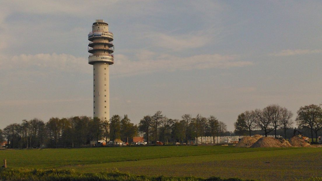 De zendmast in Hoogersmilde