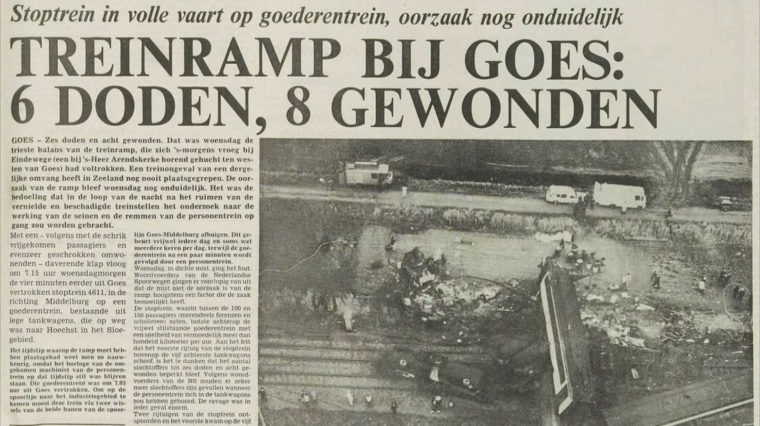 Het moeilijkste moment in de loopbaan van Joke Boel is een ernstig treinongeluk in 1976