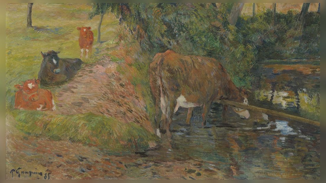 'Vaches au repos' van Paul Gauguin