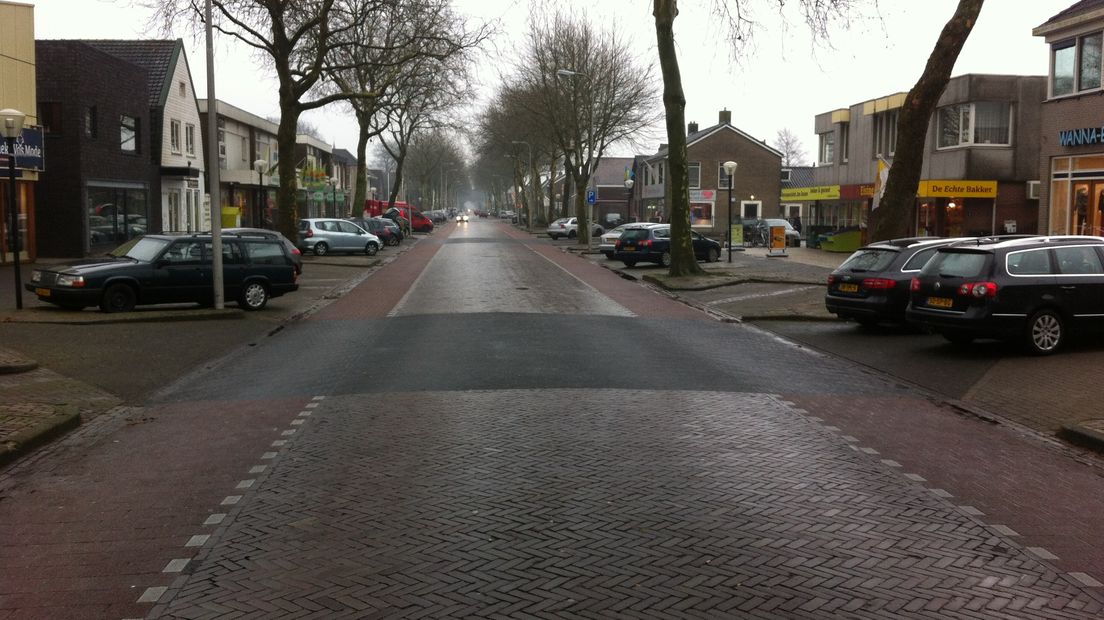 Het centrum van Hollandscheveld (Rechten: RTV Drenthe/Serge Vinkenvleugel)