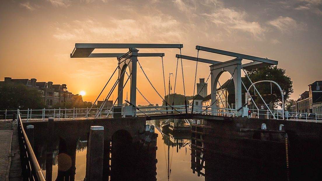 Zonsopkomst in Zierikzee