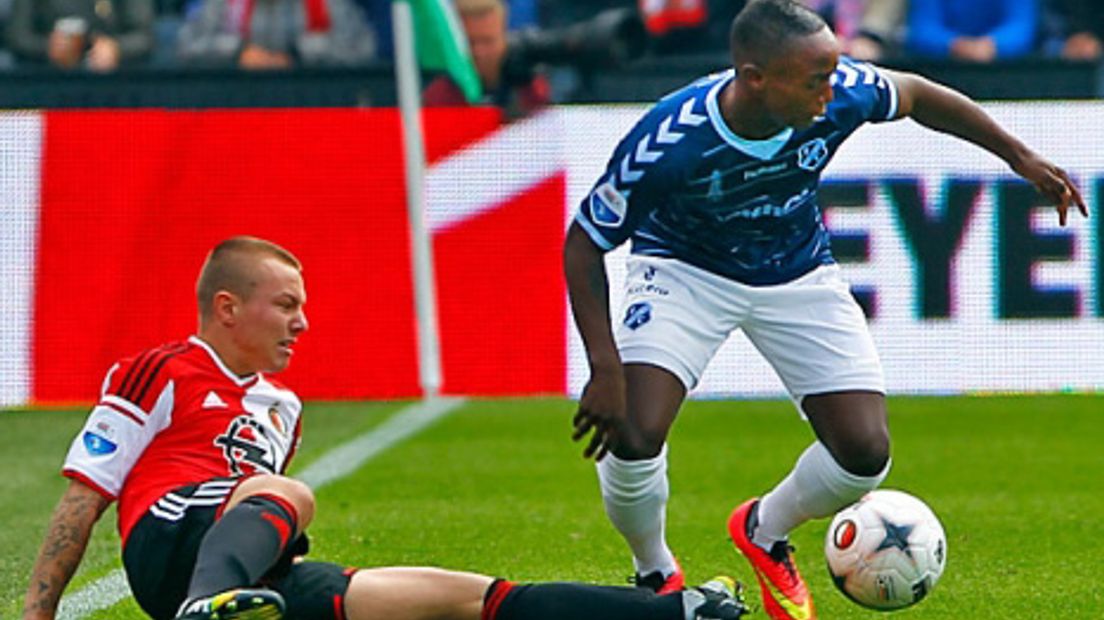 Issa Kallon, in 2014 in actie namens FC Utrecht