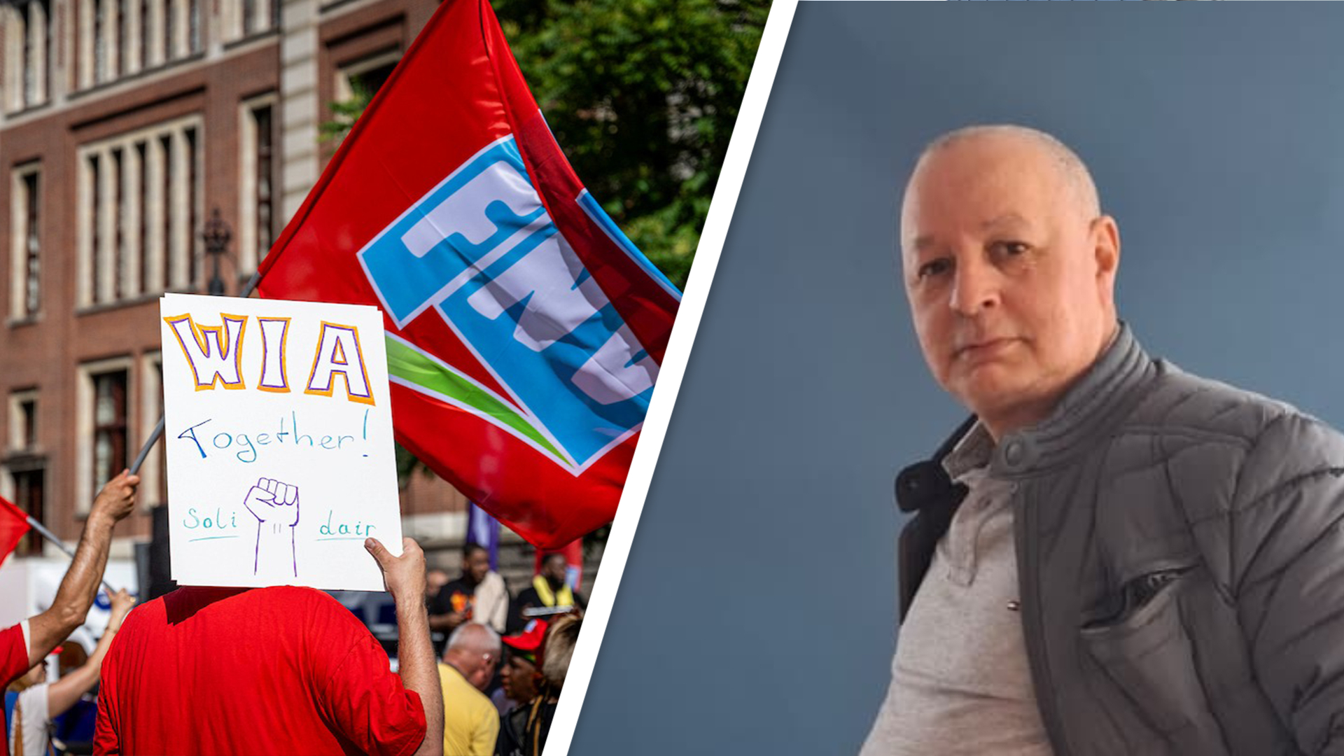 Schoonmaker Abdel komt in actie tegen bezuinigingen sociale zekerheid: 'Het is een drama'