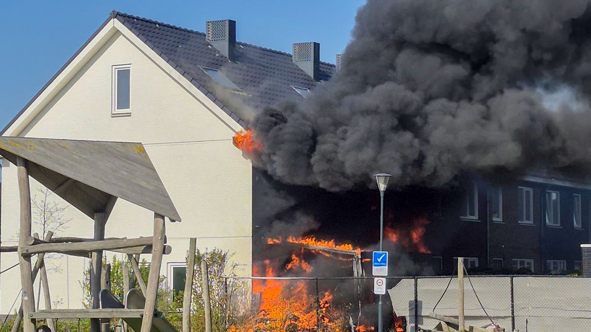 Grote schade na uitslaande brand in Goes