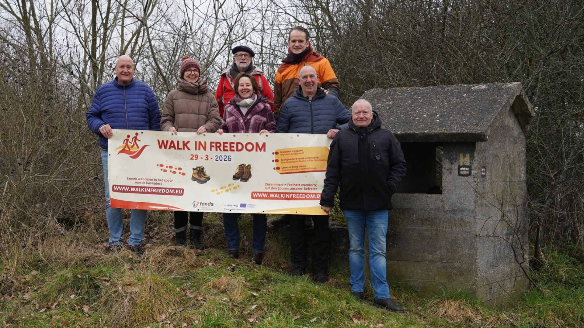 Grensoverstijgende wandeltocht Walk in Freedom keert terug op 29 maart 2026.