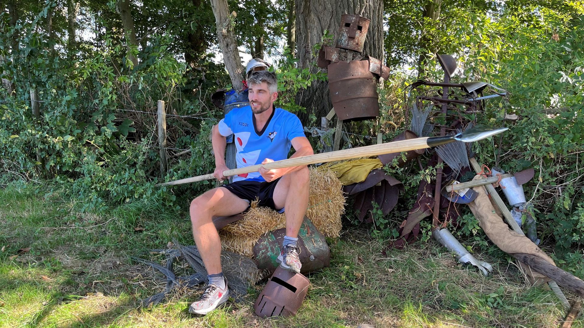 Ysbrand Galama met de kletsie