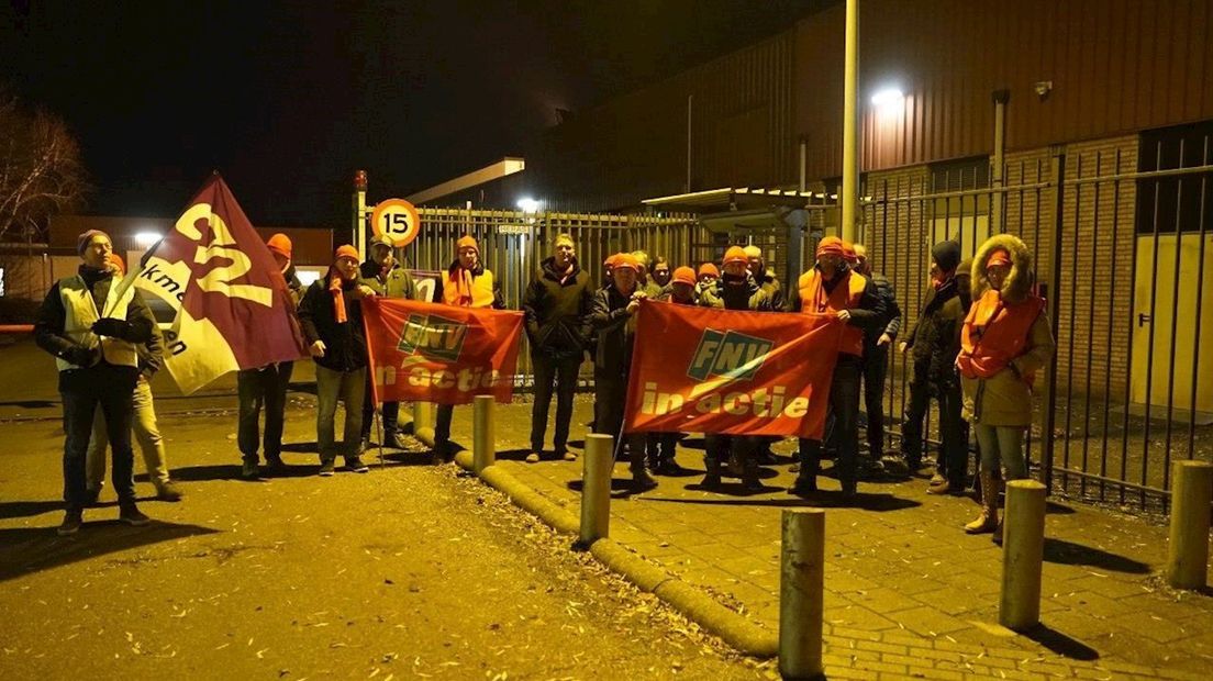 Staking werknemers Stegeman tegen sluiting vestiging Deventer