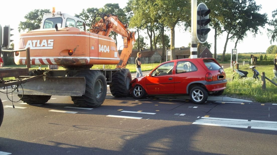 aanrijding provinciale weg Nijverdal - Wierden