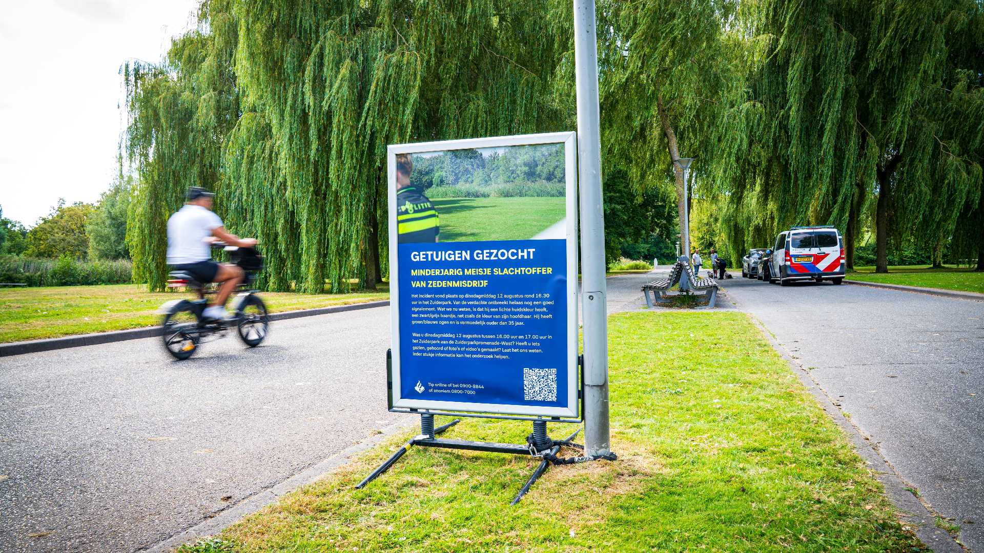 Politie doet onderzoek naar zedenmisdrijf Zuiderpark.