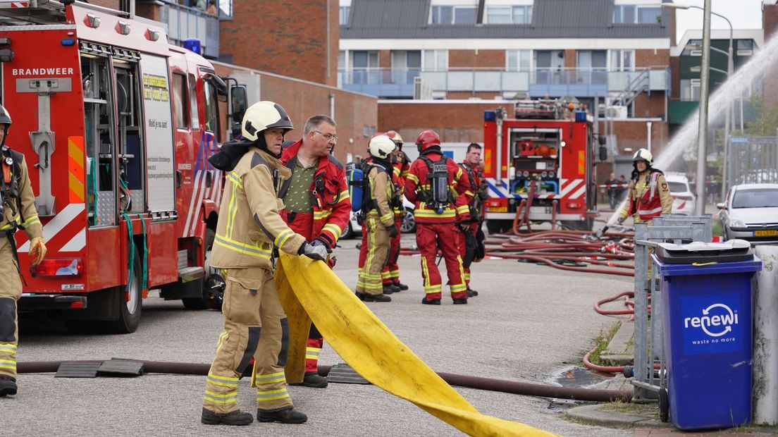 Brandweer is bezig brand in Stadskanaal te blussen