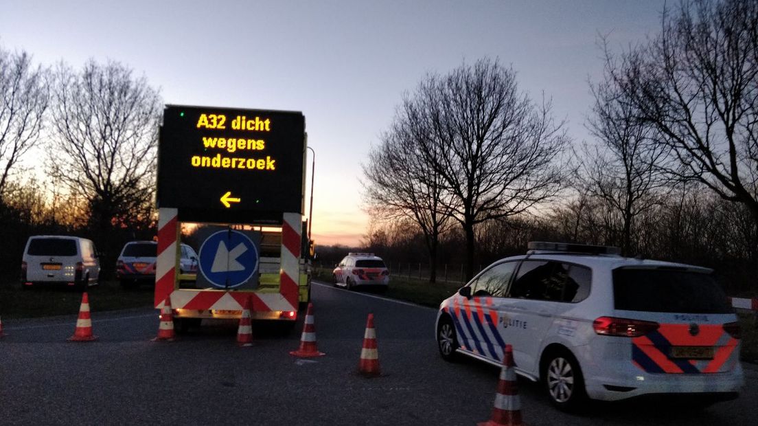 De snelweg is dicht (Rechten: RTV Drenthe/Judith Regendorp)