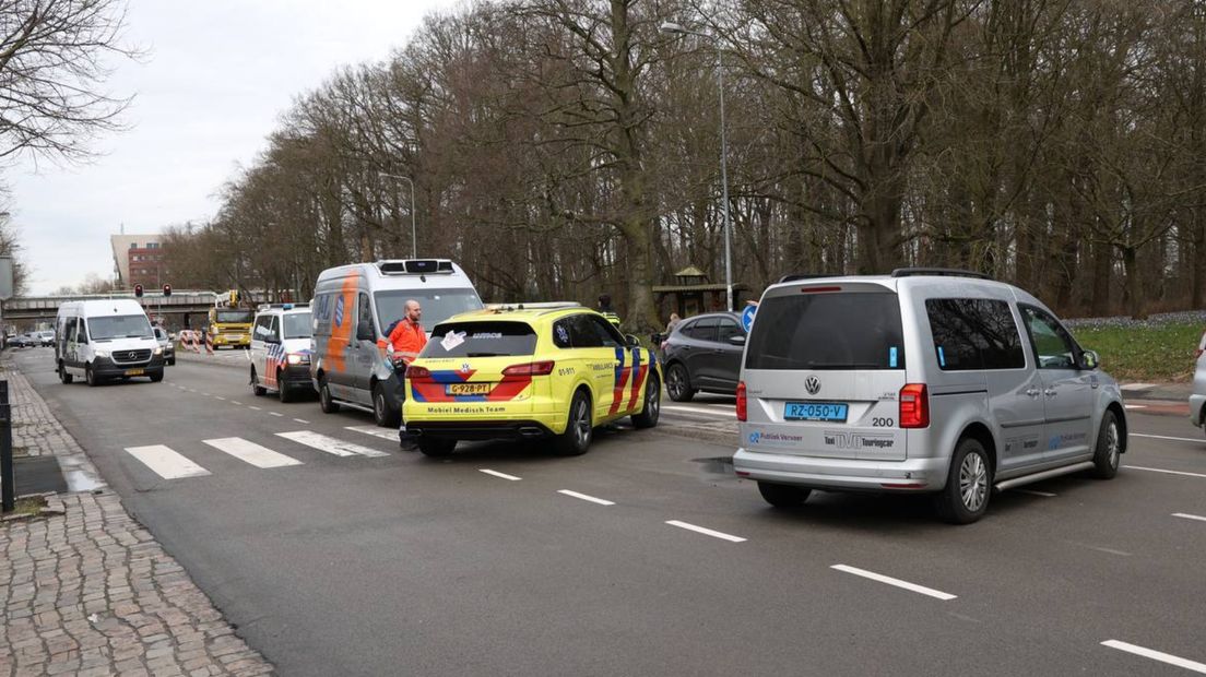 Het ongeluk op de Hereweg in Stad