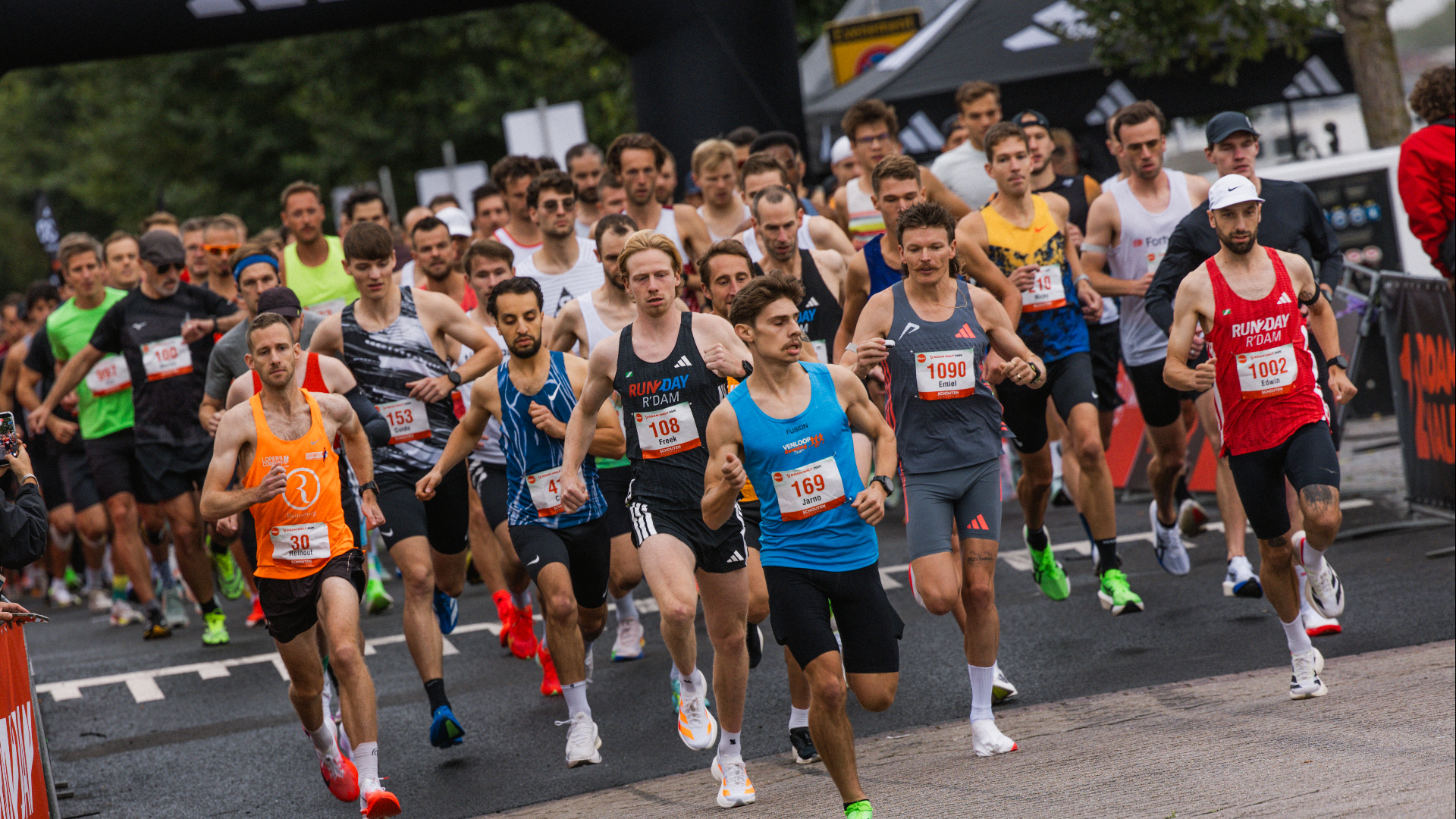 Het parcours liep geheel door Rotterdam-Zuid.