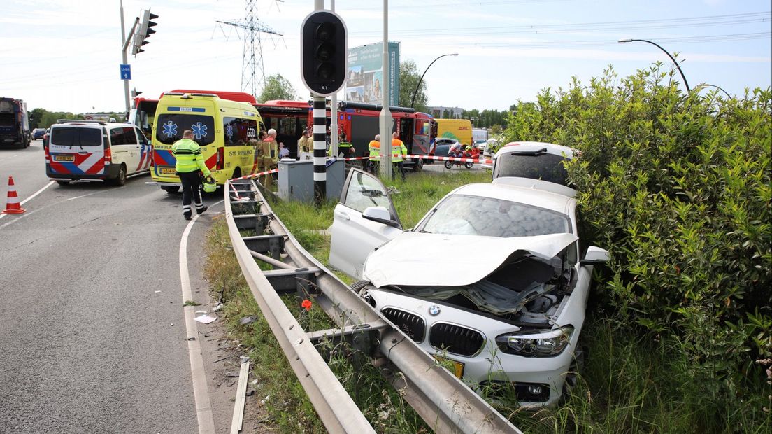Ongeluk op de N211 in Den Haag